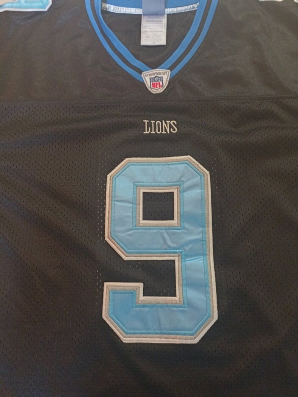 Rare Nike Matthew Stafford Detroit Lions NFL Football Jersey Adult XL 48 Black - Picture 3 of 7